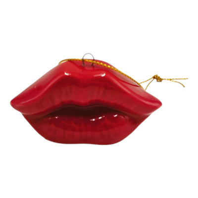 Lippen Rood Kerstbal Ornament Housevitamin 