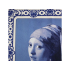 Wanddoek Meisje met de Parel Delftsblauw 105x98cm Kersten