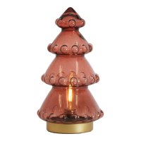 Kerstboom LED Rood-Bruin-Goud 28,5cm Light&Living