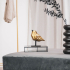 Ornament Lovebird Goud Zwart 13cm Housevitamin