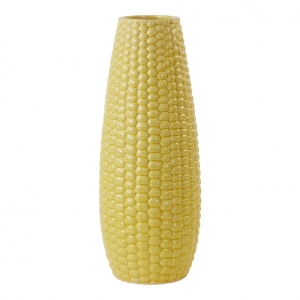Vaas Keramiek Geel Corn 16x41cm
