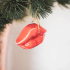 Lippen Rood Kerstbal Ornament Housevitamin 