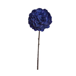 Kunstbloem Dahlia Blauw Zijde 60cm Pot&Vaas