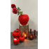 Vaas Aardbeien Strawberry Rood 14,5cm Light&Living