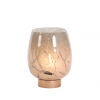 Tafellamp Led Sylas Bruin Koper 19cm Light&Living