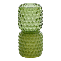 Waxinehouder Bublini Groen 9x16cm Light&Living