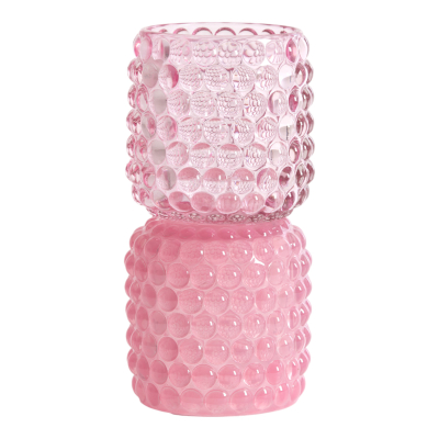 Waxinehouder Bublini Roze 9x16cm Light&Living