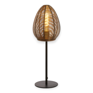 Tafellamp Yaelle Antiek Brons 18x51cm Light&Living