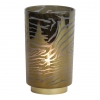 Tafellamp Zebra Grijs-Goud 18cm Light&Living