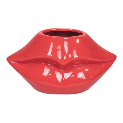 Pot Lippen Rood 21cm Housevitamin