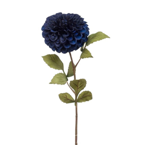 Kunstbloem Dahlia Blauw 74cm Pot&Vaas