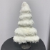 Kerstbomen set van 2 Wit 80x50 & 40x30cm 