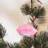 Lippen Neon Pink Kerstbal Ornament Housevitamin 