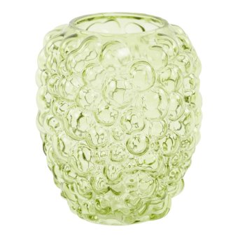 Vaas Glas Olijfgroen Alfredo 12x15cm Light&Living