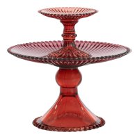 Etagere serveerschaal Buronda Rood, Roze Light&Living