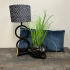 Lampenkap Maze Velvet Blauw 20x15cmLight&Living