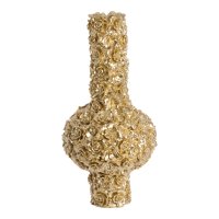 Vaas Gyula Goud met bloemen 62 cm Light&Living