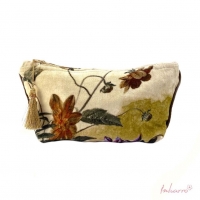 Pouch Etui Bloemen Holly Velours Imbarro