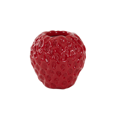 Vaas Aardbeien Strawberry Rood 14,5cm Light&Living